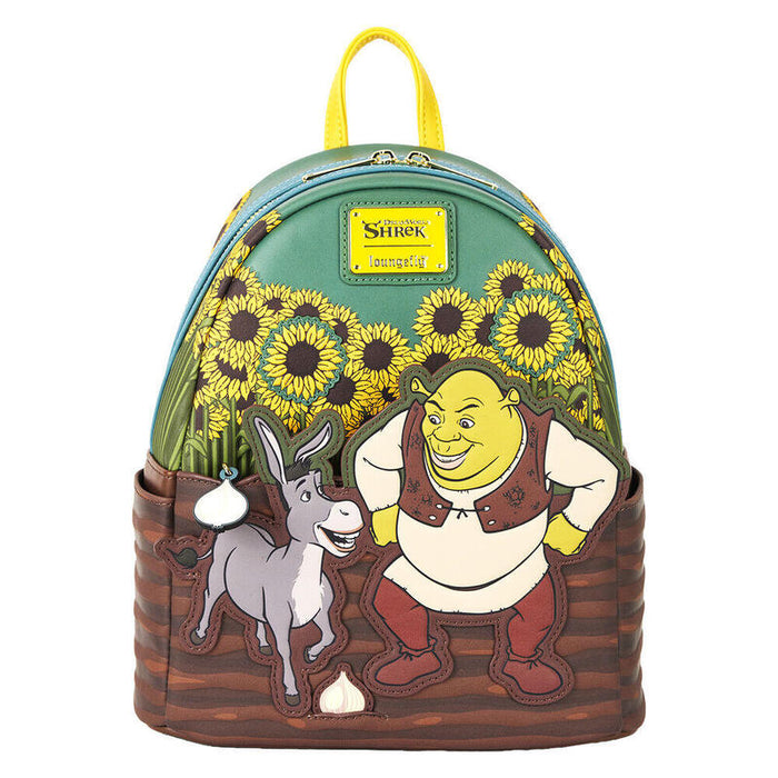 Mochila Vibraciones Primaverales Shrek Loungefly 26cm
