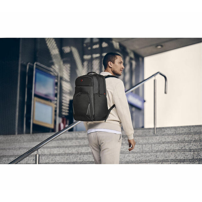 Mochila  Wenger Meteoro (Negro, Hasta 43,2 Cm (17"))