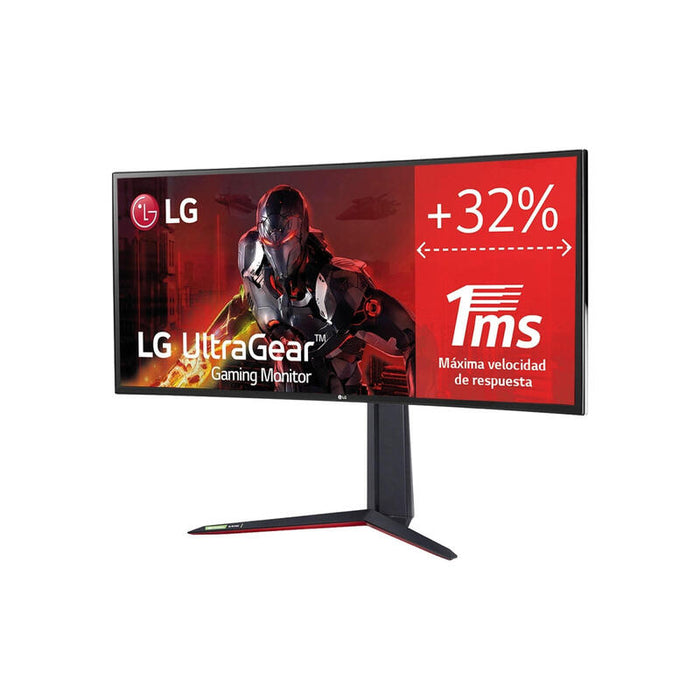Monitor 34gn850p-B 34" (3440x1440) Uwqhd Gaming Gebogen Curved 144 Hz Nano Ips Usb Hub 3,0 21:9 Dp 1ms