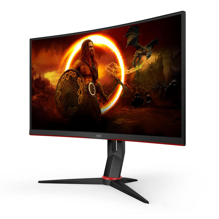 Monitor Aoc 27" Cq27g2u/Bk 16:09 Hdmi+Dp+Usb