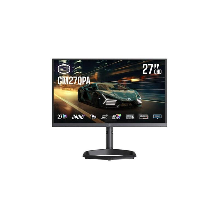 Monitor Cooler Master Gm27qpa  27" Qhd, Ips, Sync Adaptativo, Panel De 240hz Cmi-Gm27qpa-Ek Negro