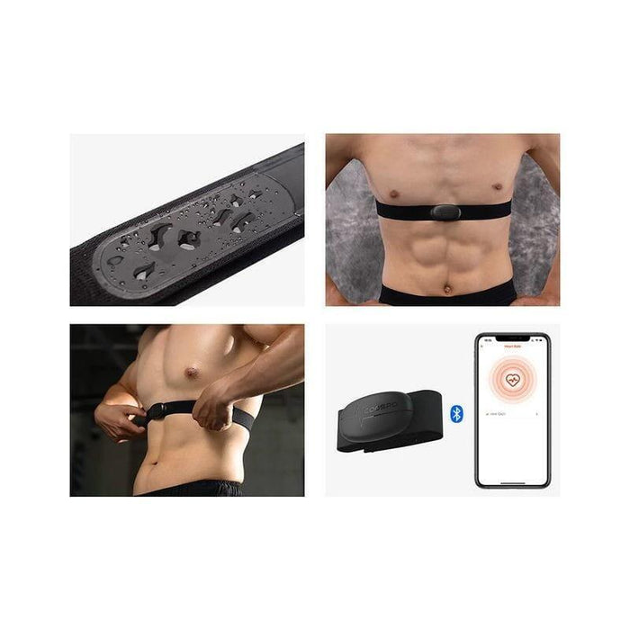 Monitor Coospo H6 Ble/Ant+ Negro De Frecuencia Cardíaca Para El Pecho