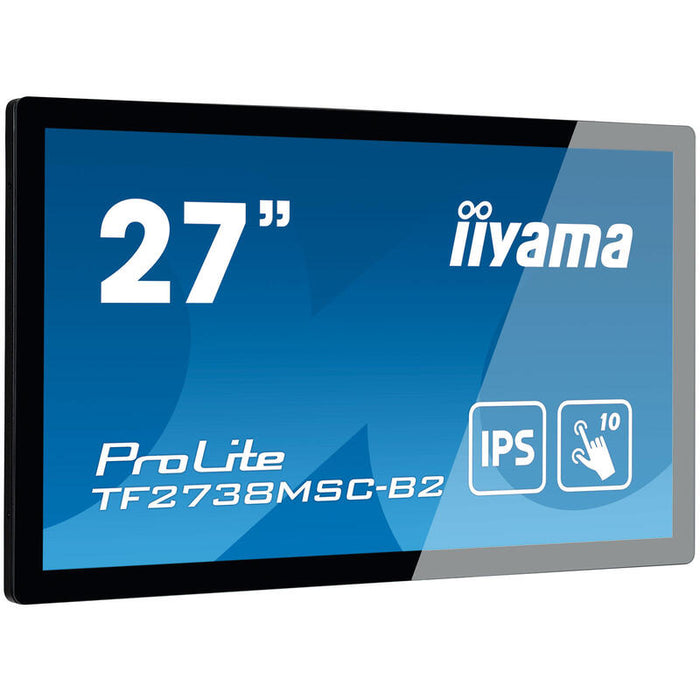 Monitor Iiyama 27 Pl Tf2738msc-B2 Ips Touch 16:9 Dvi Hdmi Dp Usb 5ms Sp