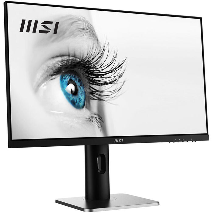 Monitor Led 27  Msi Pro Mp273qp Negro 4ms 75hz Wqhd Ips Hdmi Dp Vesa