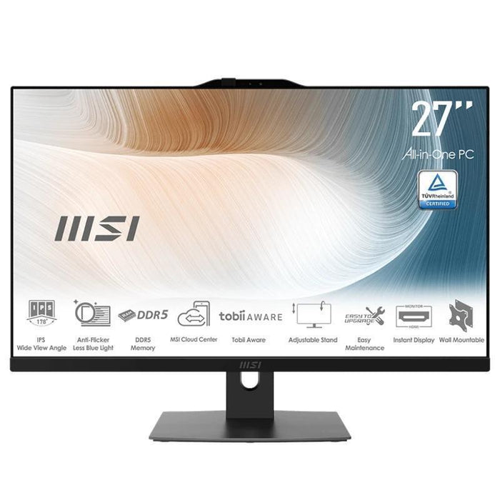 Monitor Msi  27" Am272p-1097xes I5-120u 16gb 500 Dos Negro