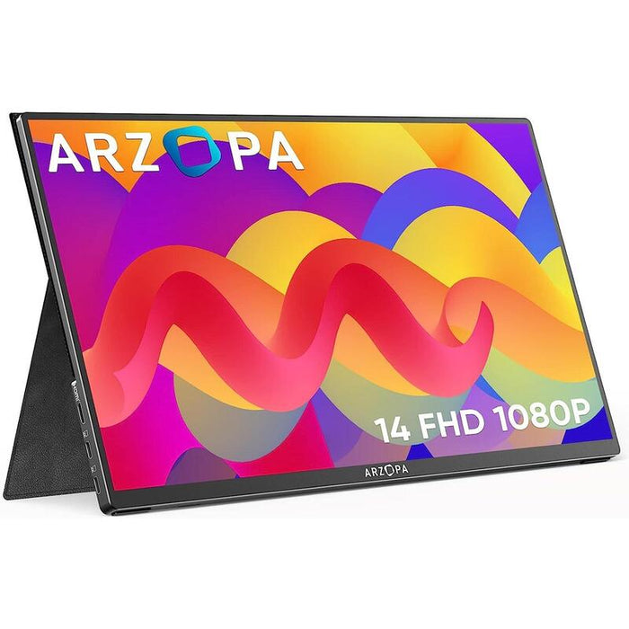 Monitor Portátil Arzopa A1 Gamut Slim De 14" Fhd Ips Con Hdmi Usb C Para Pc Mac Xbox Ps4 Ps5