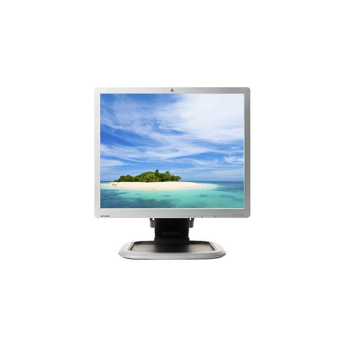 Monitor Reacondicionado Hp 19'" L1950  Lcd Vga Dvi Plata 1 Año De Garantia