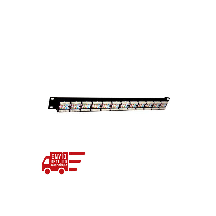 Monolyth Acc. Patch Panel 19\1 24 Puertos Utp C5e  - T568a/B
