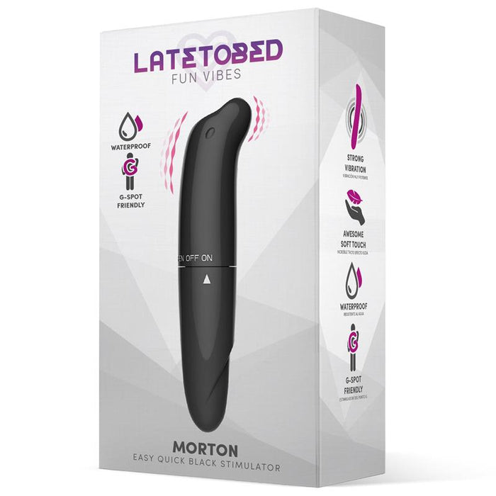 Vibrador  Morton Estimulador Easy Quick Negro