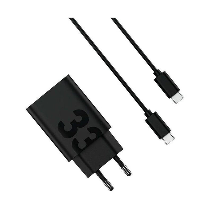 Motorola Turbopower 33  Cargador Red Eléctrica Con Cable Usb-C Usb-C 33w Carga Rápida