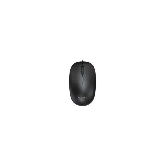 Mouse Approx Appxm150 Cable 1.35 1600 Dpi Ajustables 4 Botones Color Negro