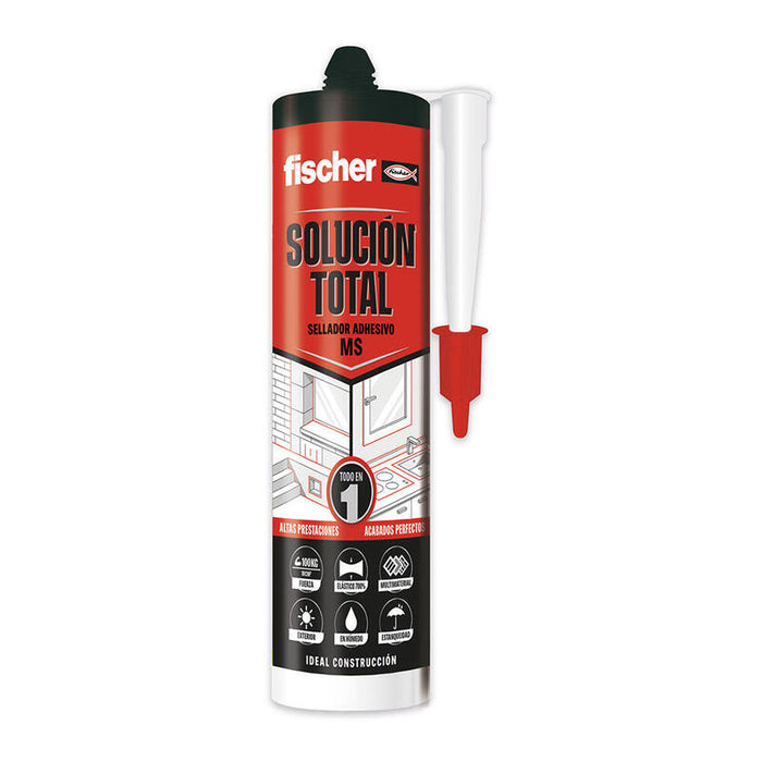 Ms Sellante Adhesivo Negro 546187 Fischer 290ml