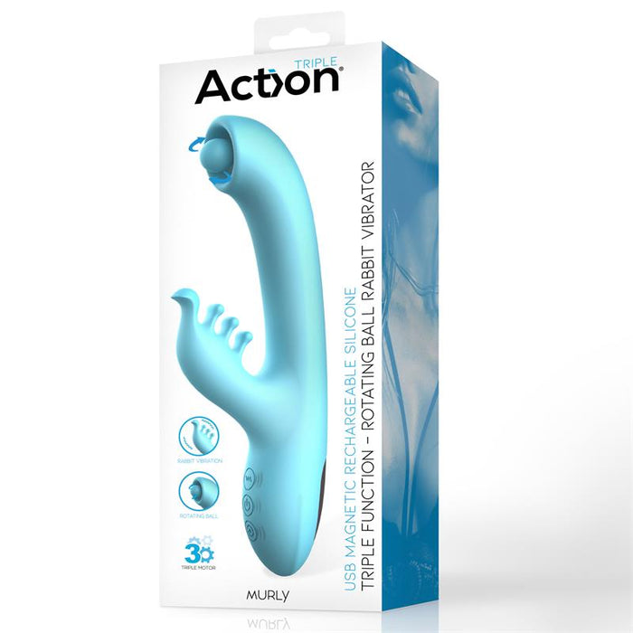 Vibración Doble Murly Soft Massaging Ball 360º Con  3 Motores