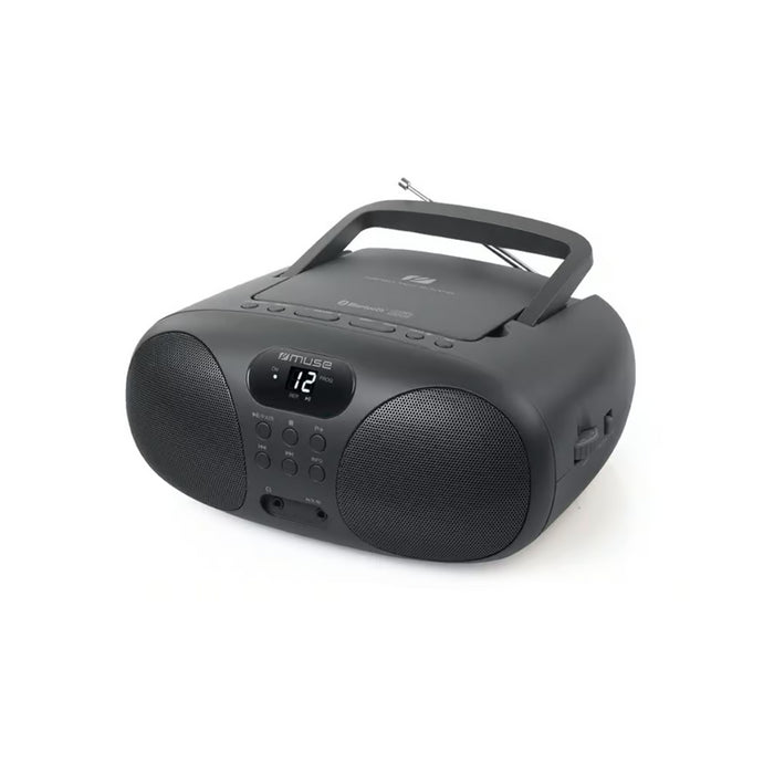 Muse Md-208bt Portable Radio Cd Player With Bluetooth