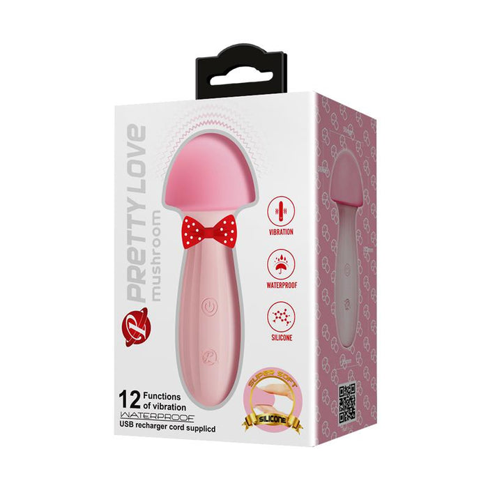 Vibrador/Masajeador Mushroom Silicona Usb