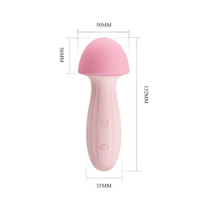 Vibrador/Masajeador Mushroom Silicona Usb