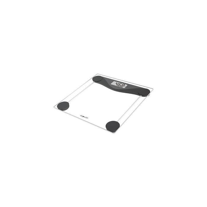 Muvip Bascula Digital De Baño - Cristal Templado - Apagado Automatico - Sensores Alta Precision - Peso Max. 180kg