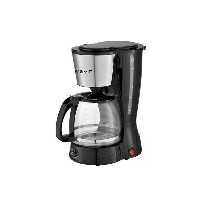 Muvip Cafetera De Goteo - Eléctrica - 800w - Funcion Antigoteo - Filtro Permanente Abatible - Indicador Nivel De Agua -