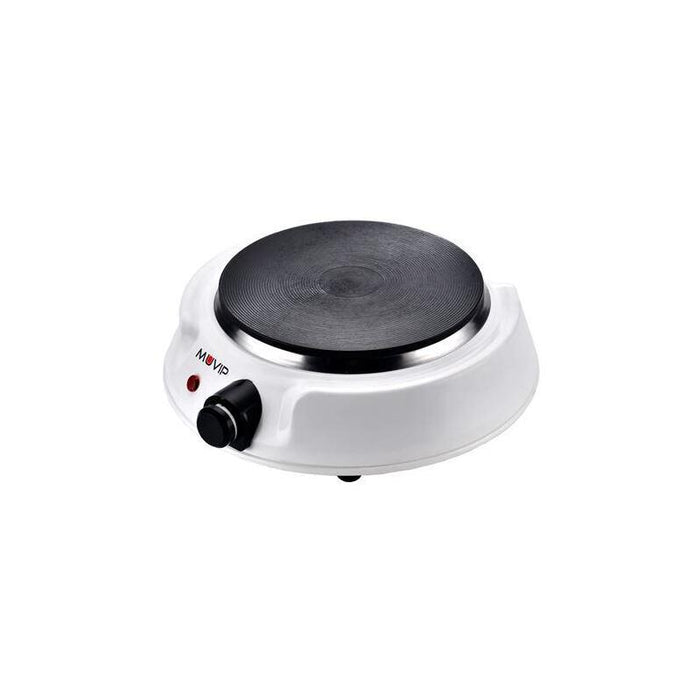 Muvip Cocina Electrica 1 Fuego 1500w 1.5cm De Diametro - 5 Niveles De Potencia - Color Blanco