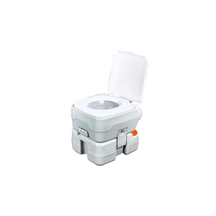 Muvip Inodoro Quimico Portatil 15 Litros Con Nivel - Blanco