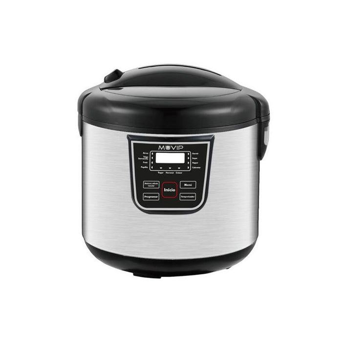 Muvip Olla A Presion Electrica - 5 Litros - 11 Programas Disponibles - 900w - Display Led - Acero Inoxidable -