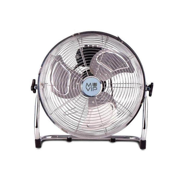 Muvip Ventilador Industrial De Suelo - 100w - 3 Velocidades - Plata
