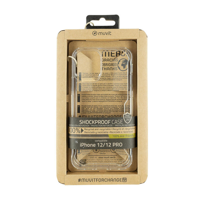 Muvit For Change Funda Apple Iphone 12 Pro Max Shockproof 2m Transparente