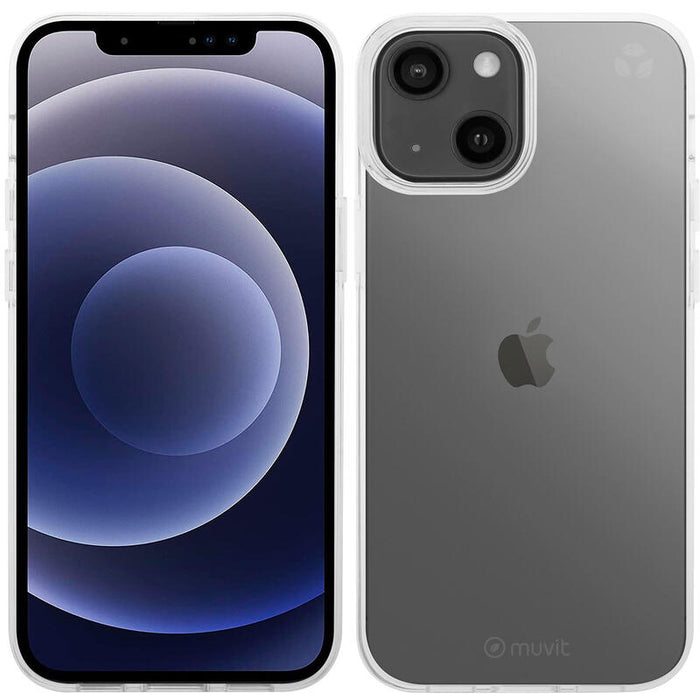 Muvit For Change Funda Apple Iphone 13 Mini Recicletek Antibacterias Transparente