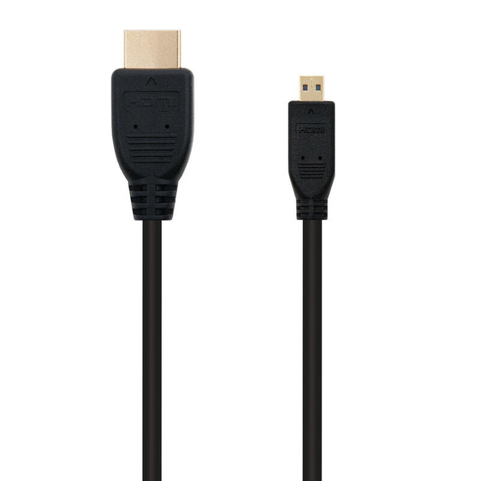 Nanocable Cable Micro Hdmi V1.4 Macho A Hdmi V1.4 Macho 1.80m - Alta Velocidad - Negro