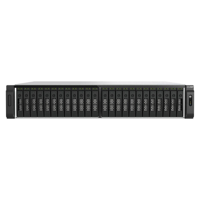 Qnap Ts-H3077afu-R5 Servidor Nas 30 Compartimentos Montaje En Bastidor Sata 6gb/S Raid Raid 0 1 5 6 10 50 Jbod 60 Ram 32gb 2.5 Gigabit Ethernet / 10 Gigabit Ethernet Iscsi Soporta 2u