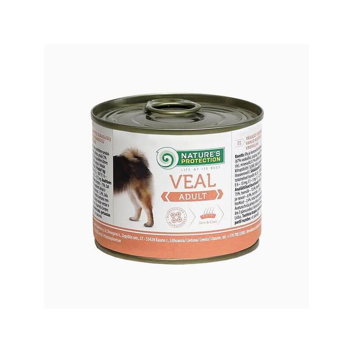 Nature'S Protection Adult Ternera - Comida Húmeda Para Perros - 200 G