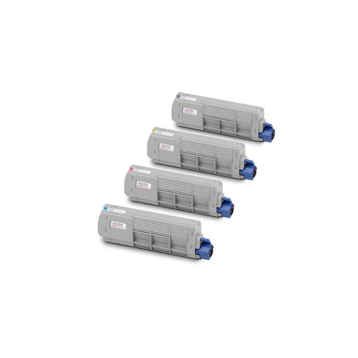 Negro Regenerado Para Oki C612dn / C612n-6k 46507508