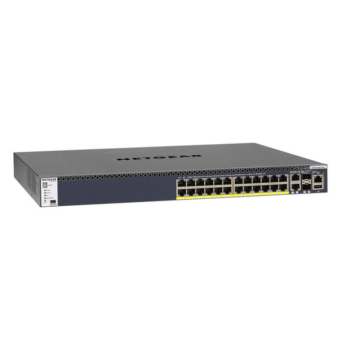 Netgear M4300-28g-Poe+ Gestionado L3 Gigabit Ethernet (10/100/1000) Negro 1u Energía Sobre Ethernet (Poe)