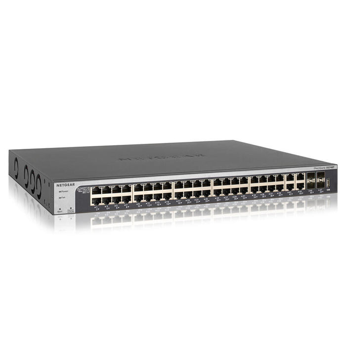 Netgear Xs748t-100nes Switch Gestionado L2+/L3 10g Ethernet (100/1000/10000) Negro
