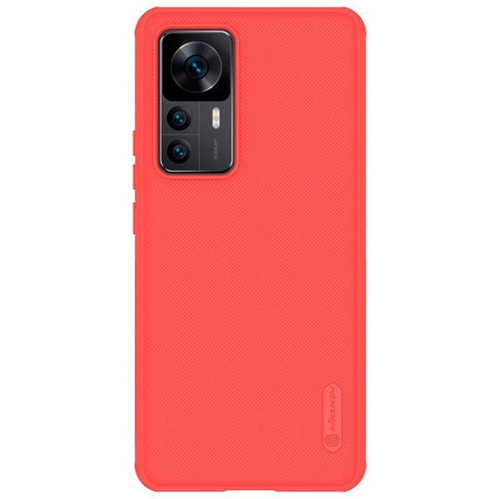 Nillkin Funda De Goma Frosted Pro Xiaomi 12t / 12t Pro Rojo