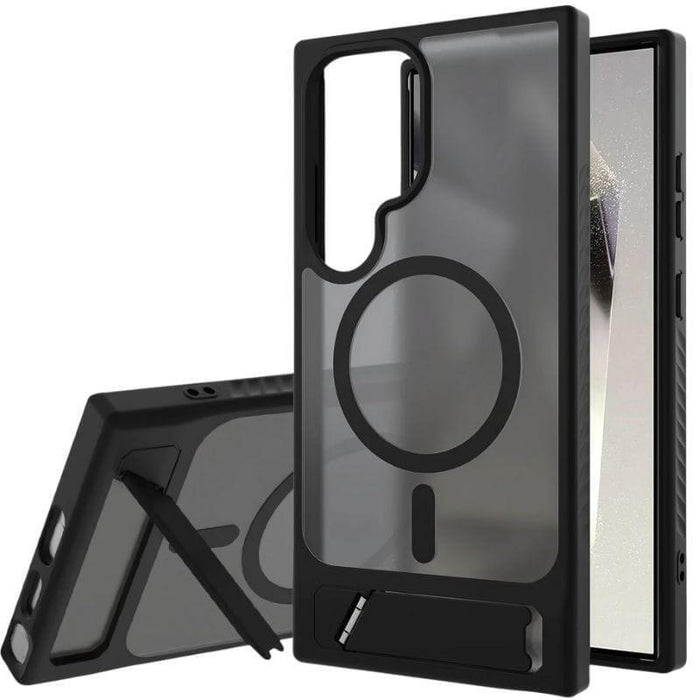 Nillkin Funda Magnética Con Soporte  Para Samsung Galaxy S24 Plus / S25 Plus Negro