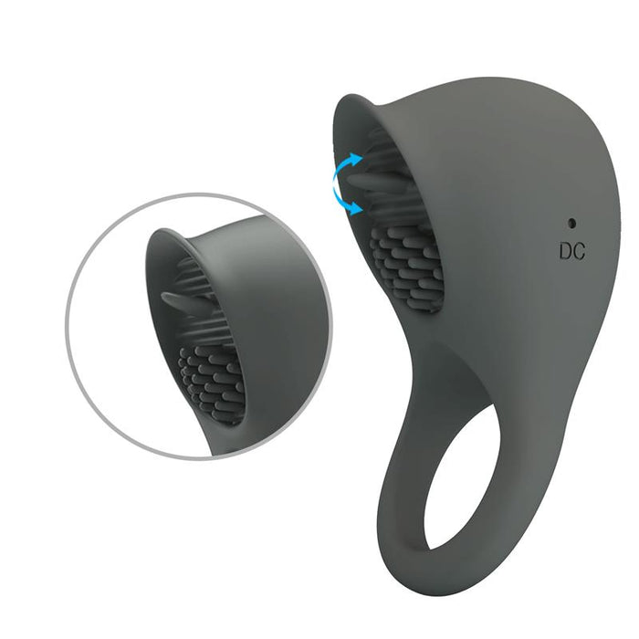 Pretty Love - Nimbus Anillo Vibrador Con Lengua Gris