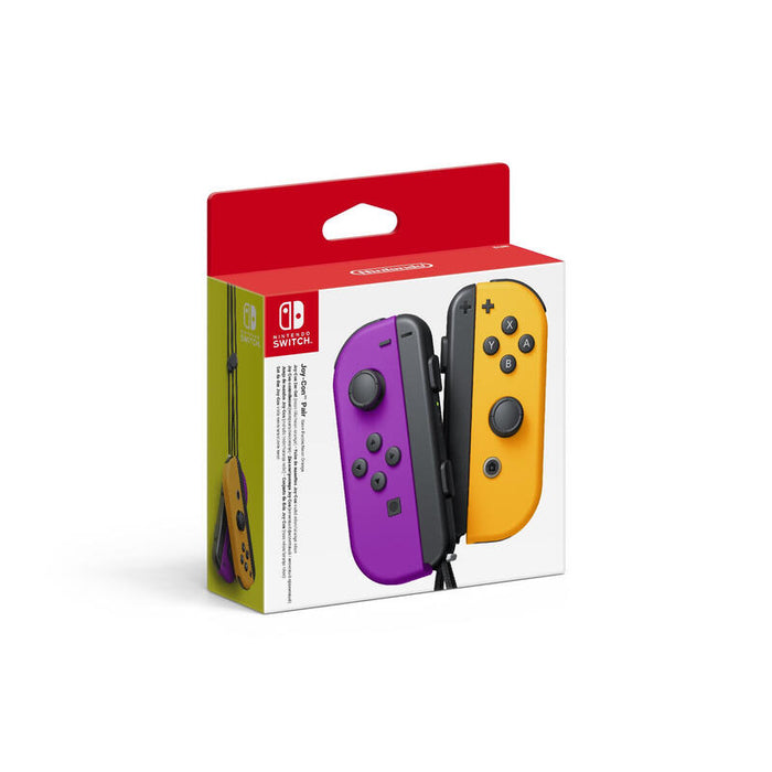 Nintendo Switch Joy-Con Set Izquierda/Derecha Morado Neón/ Naranja Neón