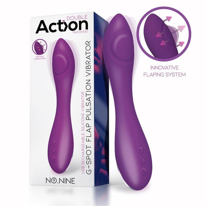 No. Nine Vibrador Punto G Función De Pulsación Usb Magnético Silicona