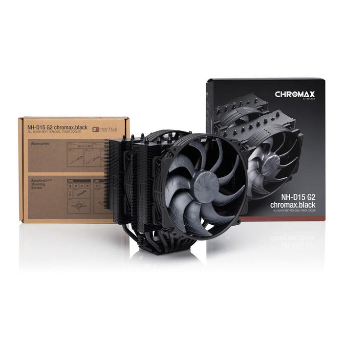 Noctua Nh-D15 G2 Chromax.Negro Tower Cpu-Disipador Para Socket 1150, 1151, 1155, 1156, 1200, 1700, 1851, Am4, Am5
