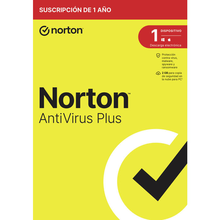 Norton Antivirus Plus 2gb Es 1 User 1 Device 12mo Box