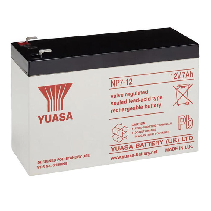 Notifier Ps-1207 Batería De 12v. Capacidad 7ah. Conexión Por Terminal Faston.