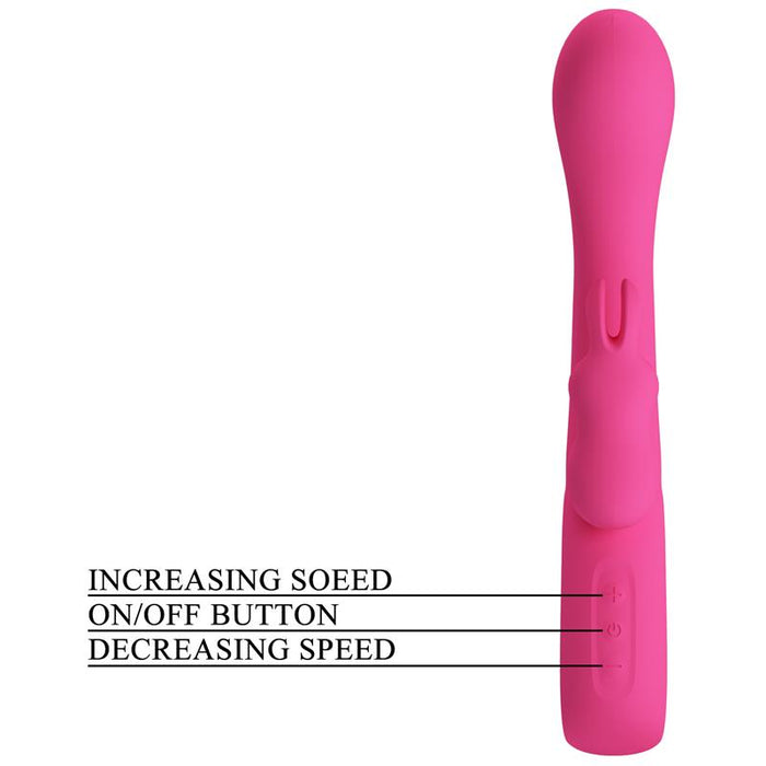 Pretty Love - Novak Vibrador Rabbit 12 Vibraciones Rosa