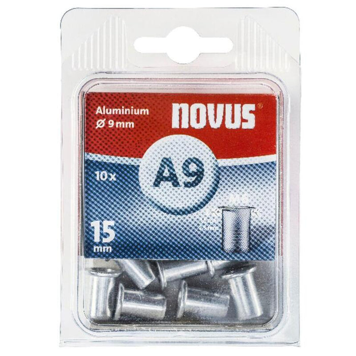 Novus Rivets M 6 X 15 Alu 10pc