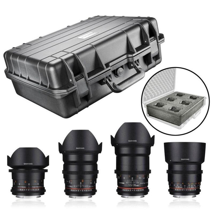 Objetivos Samyang Video Dslr Basic Set Ii Sony E