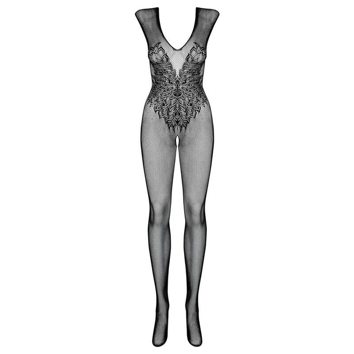 Obsessive N112 S/M/L Lingerie Set/Bodysuit Elastane, Nylon Black