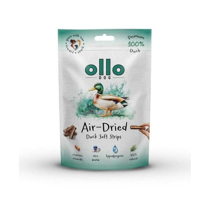 Ollo Air-Dried Duck Strips - Premio Para Perros - 80g