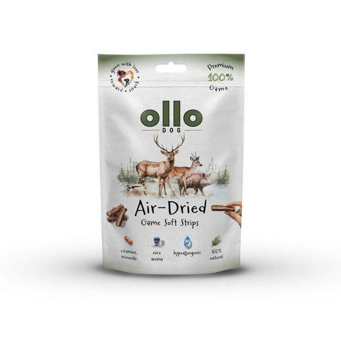Ollo Air-Dried Game Strips - Premio Para Perros - 80g