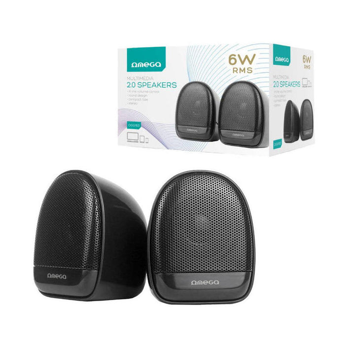 Omega Altavoces Pc 2.0 6w Rms Rgb Usb Ogg163