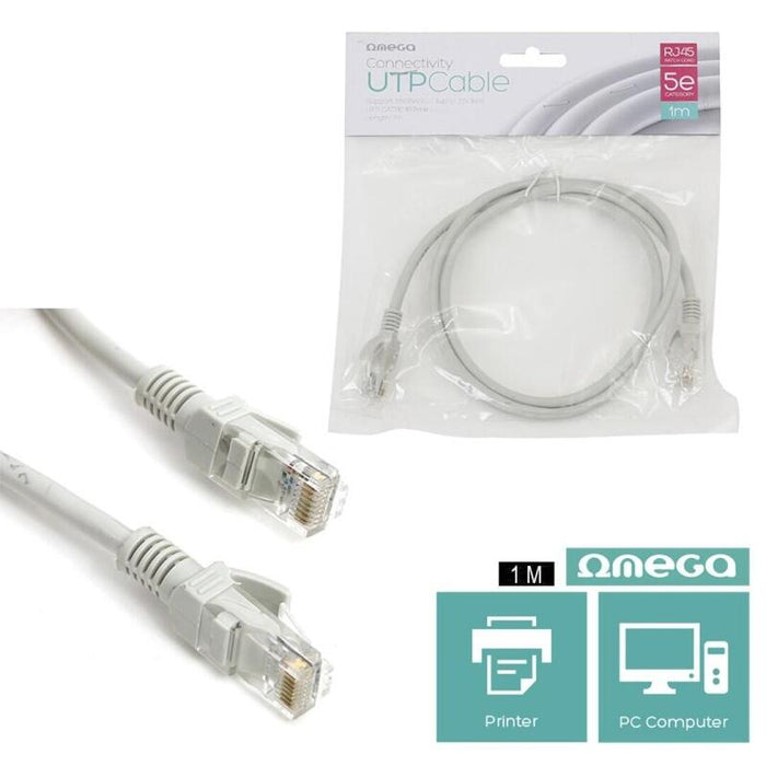 Omega Latiguillo Lan Utp Cat5e Rj45 1m